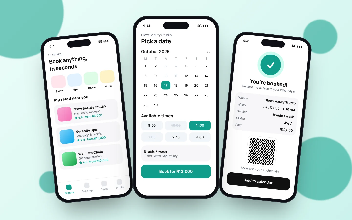 Booking App website