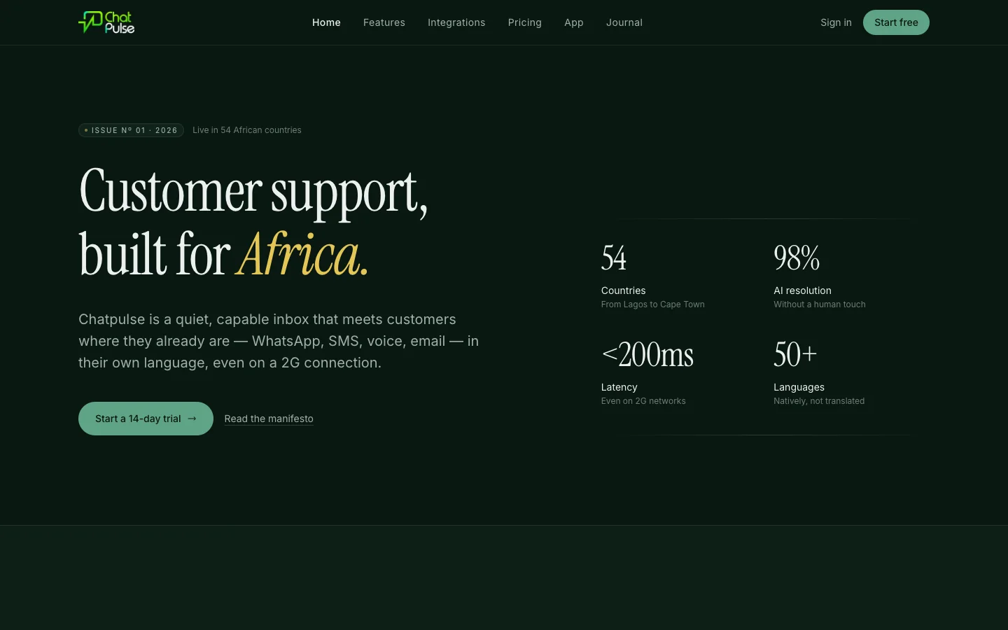 ChatPulse website