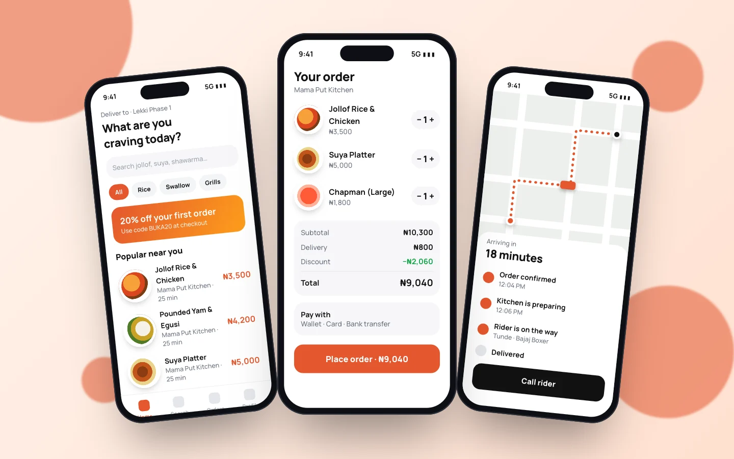 Restaurant App website