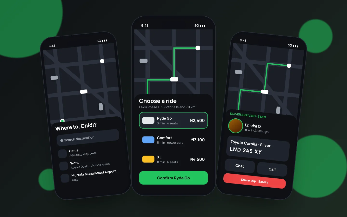 Ride-hailing App website