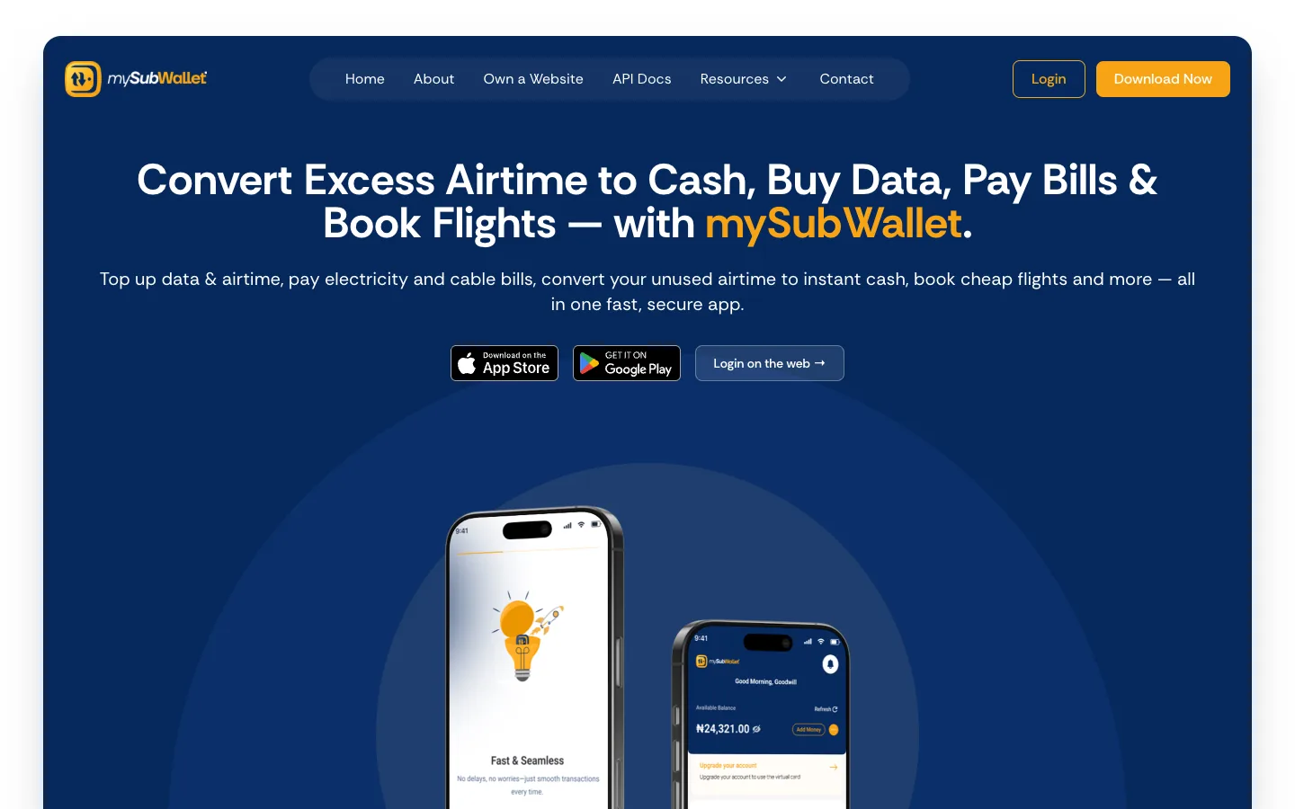 mySubWallet website